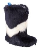Chevron Faux-fur