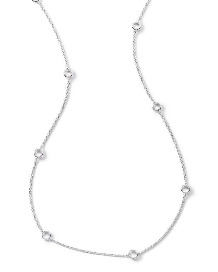 Rock Candy&reg; Station Necklace In Clear Quartz,