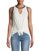 Gigi Tie-front Tank Top