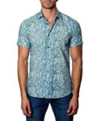 Semi-fitted Speckled-print Short-sleeve Sport