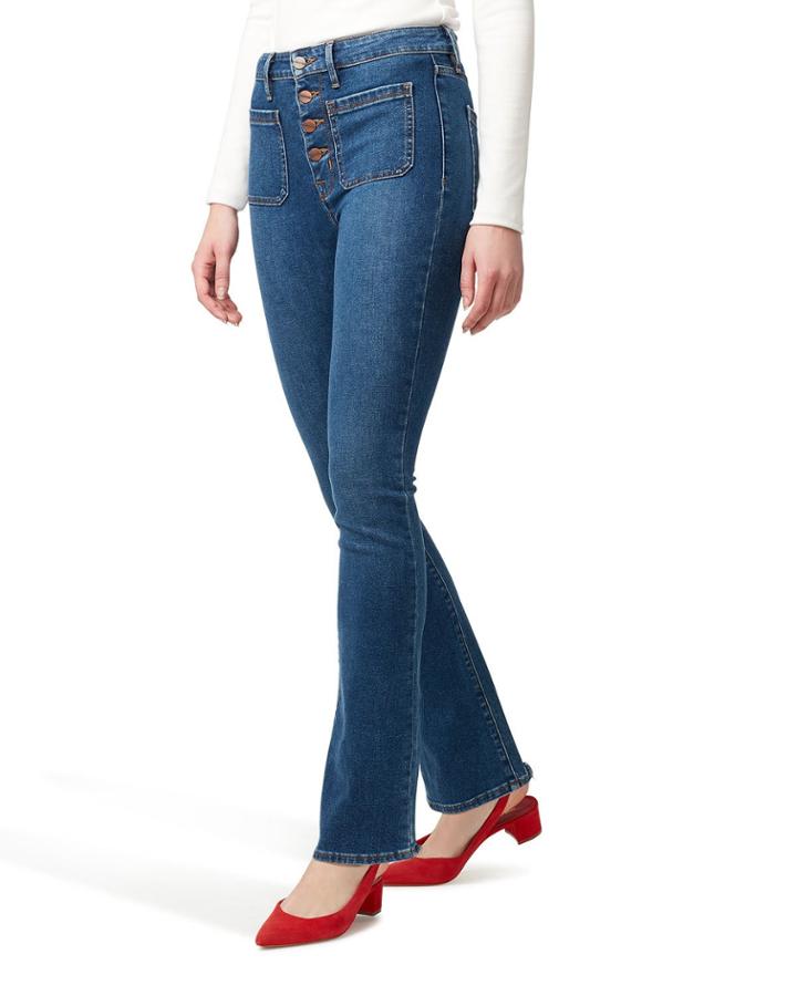 Denim Boot With Exposed Fly Jeans