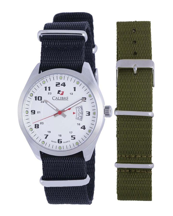 40mm Men's Trooper Canvas Watch W/ Interchangeable