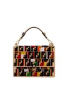 Kan I Multicolored Ff Logo Top Handle Bag