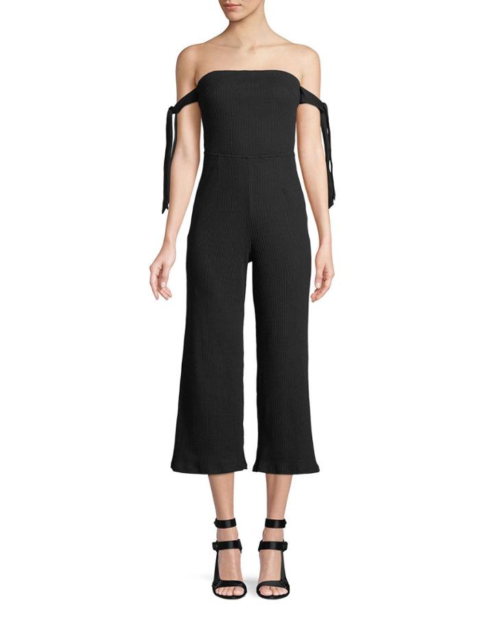 Eden Wide-leg Cold Shoulder Jumpsuit