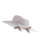 Pallenberg Felt Hat W/ Braided Band & Feather Tassel Trim