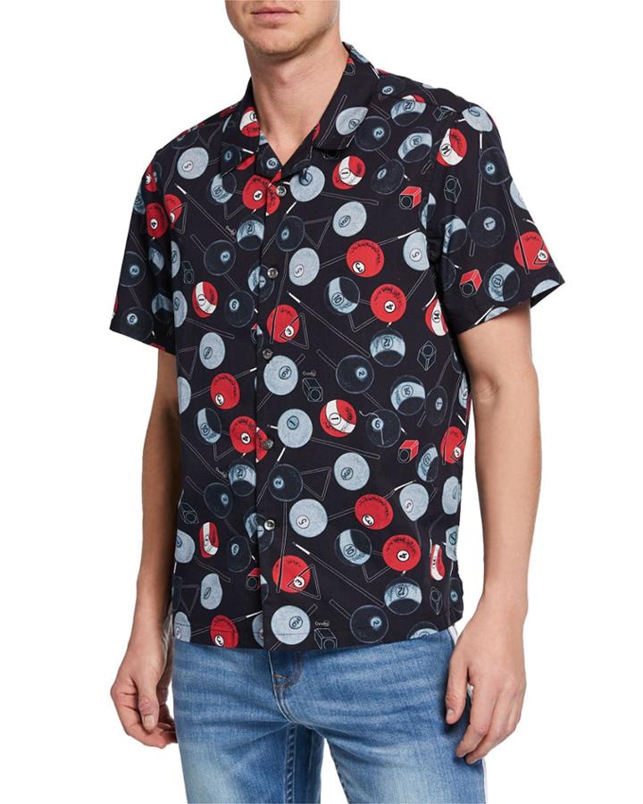 Men's Billiard Short-sleeve