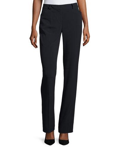Classic Straight-leg Trousers, Navy
