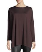 Cashmere-silk Pullover Long-sleeve