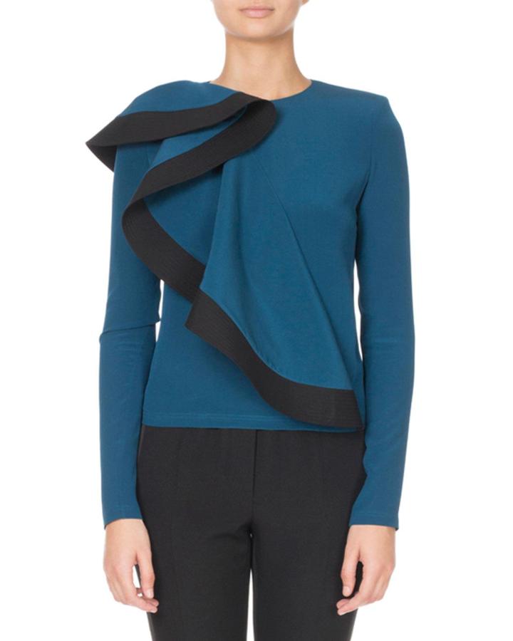 Asymmetric Ruffle-front