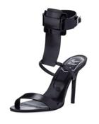High Heeled Sandal With Ankle Cuff