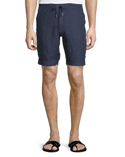 Drawstring-button Linen