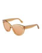 Diane Transparent Acetate Butterfly