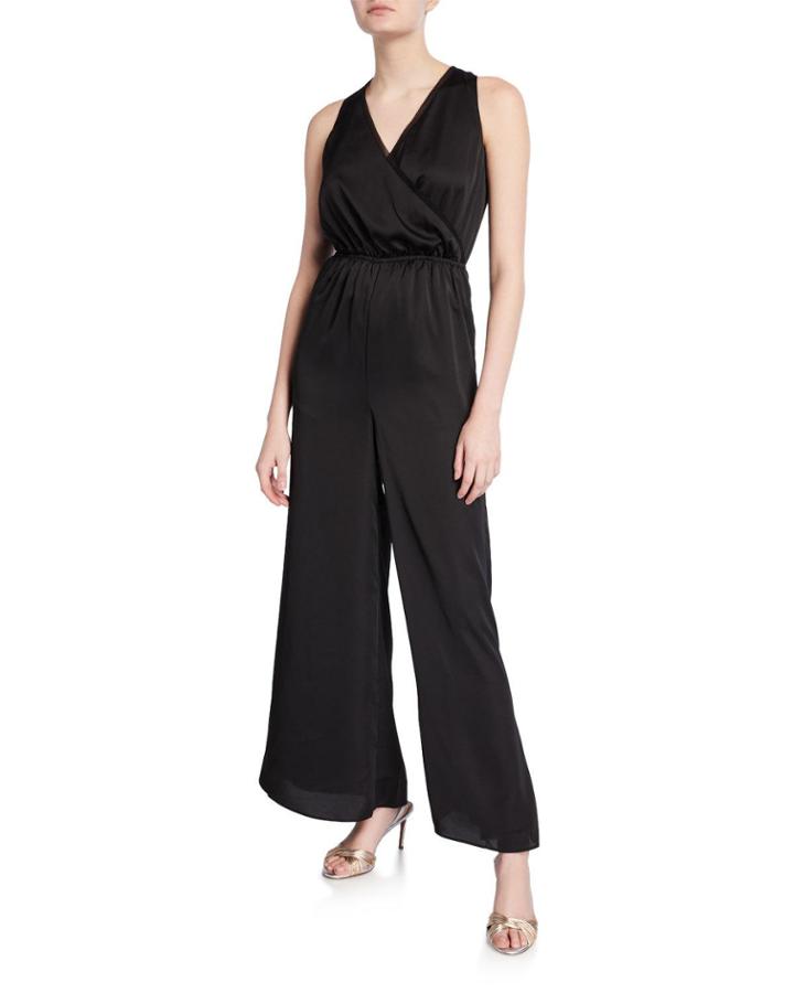 Whisper Wrap Wide-leg Jumpsuit