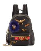 Stark Leather Insignia Backpack, Black