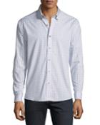 Men's Regular-fit Untuck Heather Check