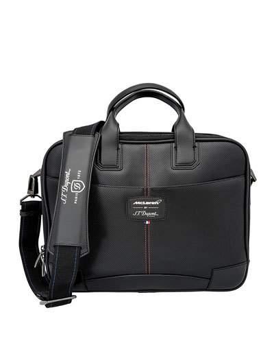 Mcclaren D&eacute;fi Perforated Leather Laptop Bag,