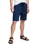 Men's Striped Hemp Pull-on
