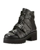 Razor Leather Combat Boots