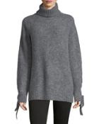 Kate Cowl-neck Tie-cuff
