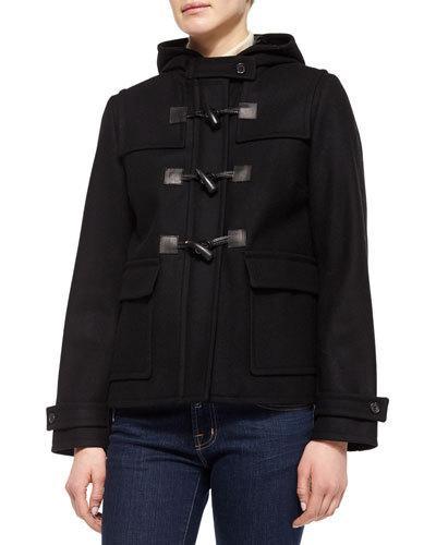 Toggle Closure Jacket, Black