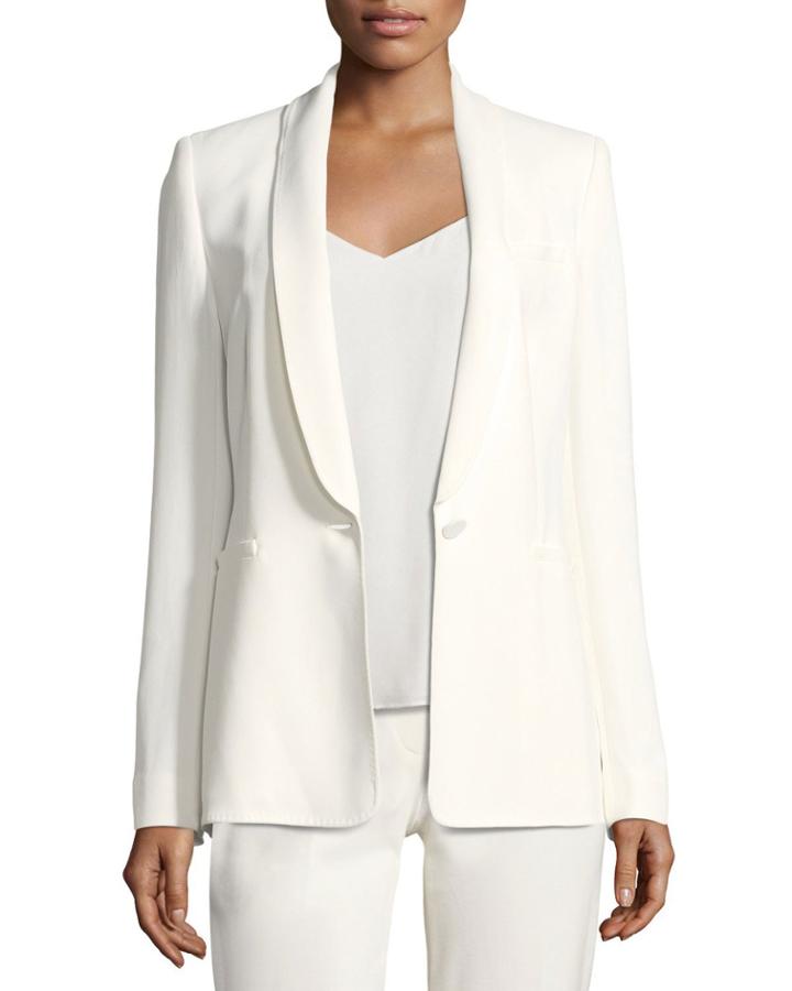 Shawl-collar Soft Easy Jacket