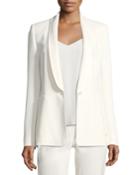Shawl-collar Soft Easy Jacket