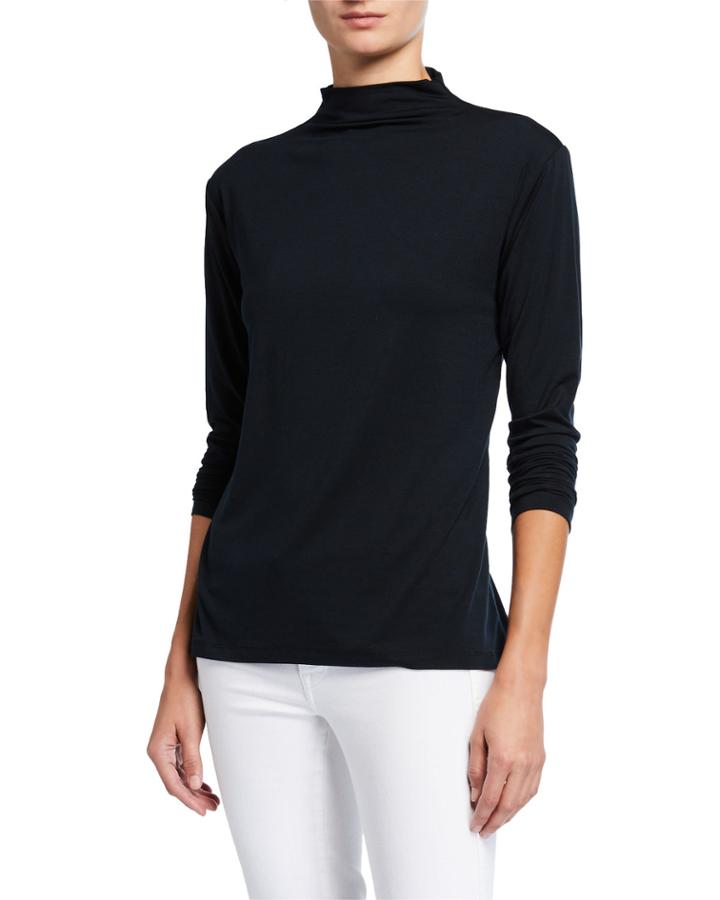 Mock-neck Long