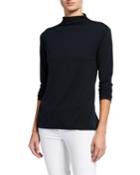 Mock-neck Long