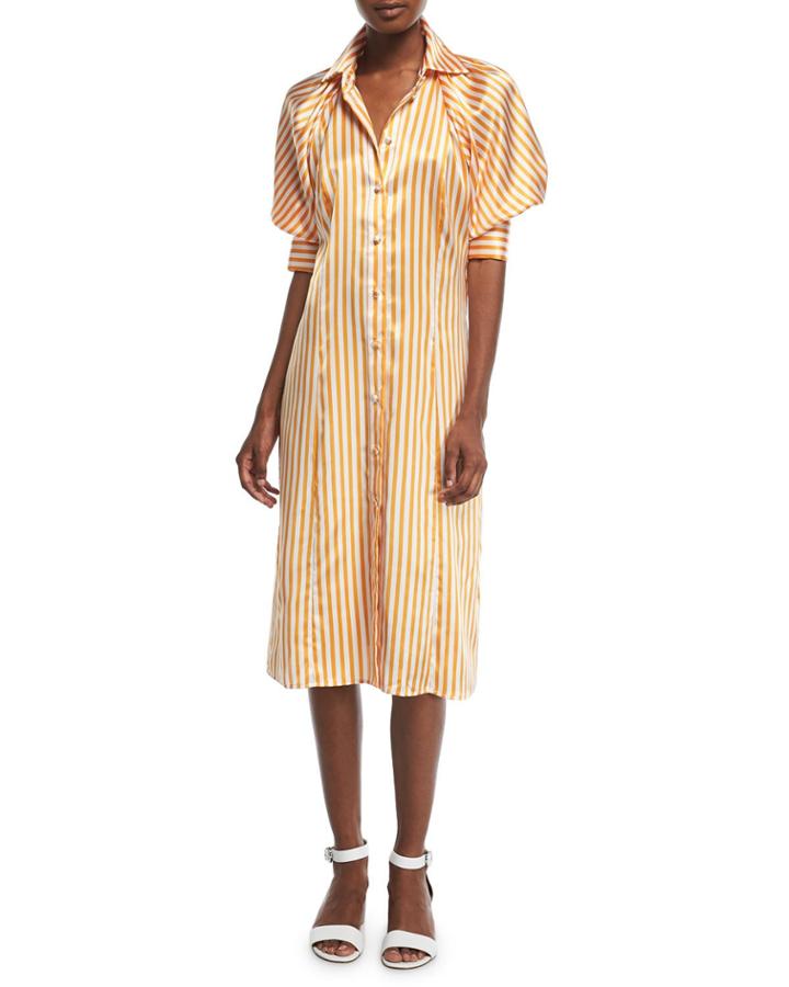 Toni's Striped Silk