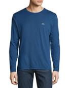 Pima Jersey Long-sleeve T-shirt, Waterfall Blue