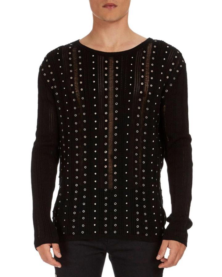 Studded Stripe Cotton