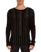 Studded Stripe Cotton