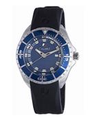 44mm Men's Sea Knight Rubber Watch, Blue