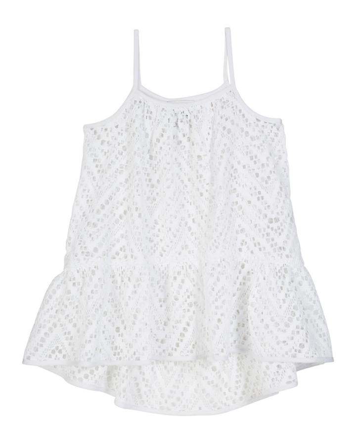 Chevron Crochet High-low Coverup,