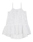 Chevron Crochet High-low Coverup,