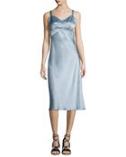 Kaplan Satin Slip Dress,
