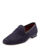 Faux-lizard Suede Penny