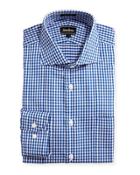 Classic-fit Regular-finish Check-print Dress