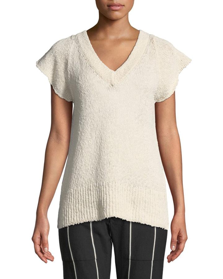 Bow-back Short-sleeve