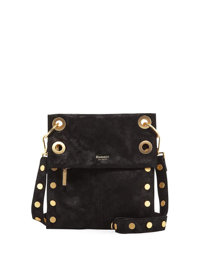 Lsm Reversible Brushed Shoulder Bag, Black