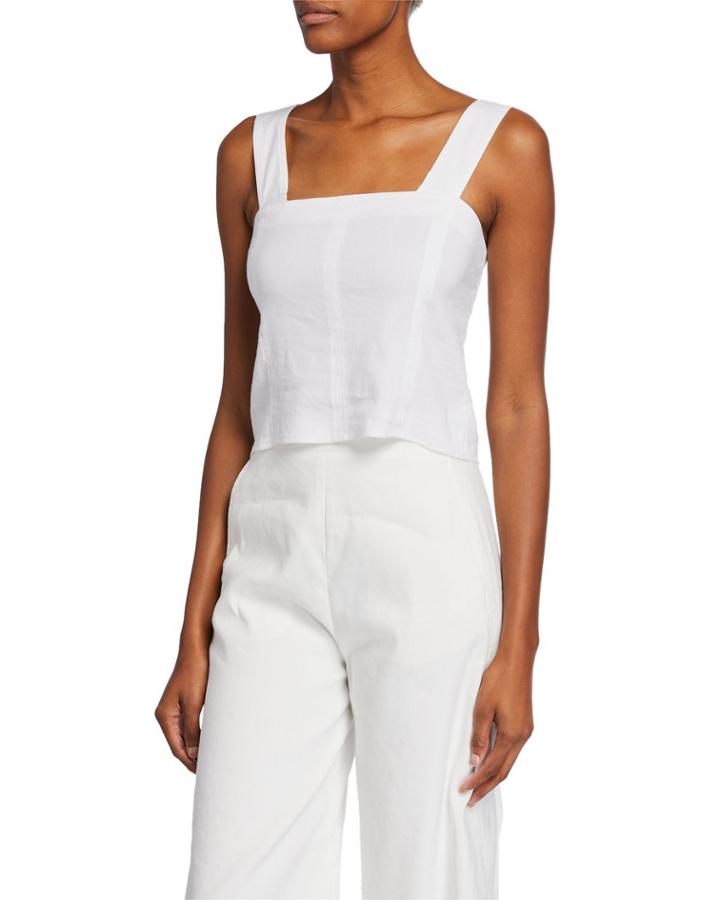 Wide-strap Cropped