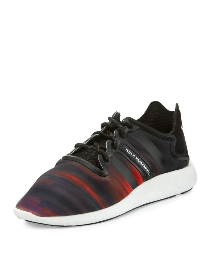 Yohji Run Trainer Sneakers, Black/white/multi