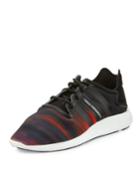 Yohji Run Trainer Sneakers, Black/white/multi