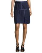 Envelope Skirt With Lace Embroidery, Ivory