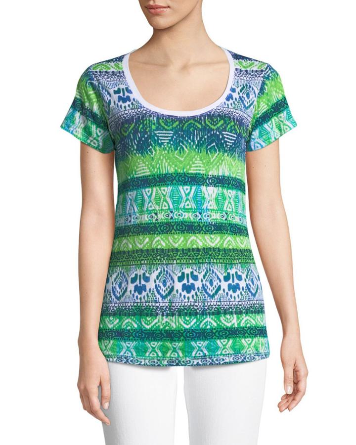 Ikat-burnout Stripe