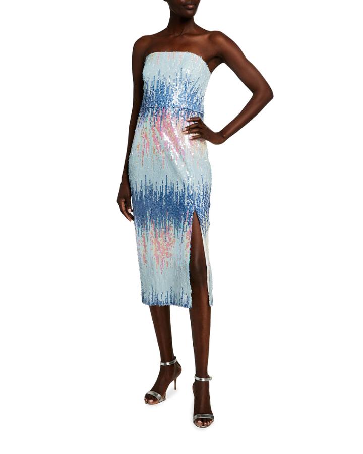 Ombre Sequins Calf