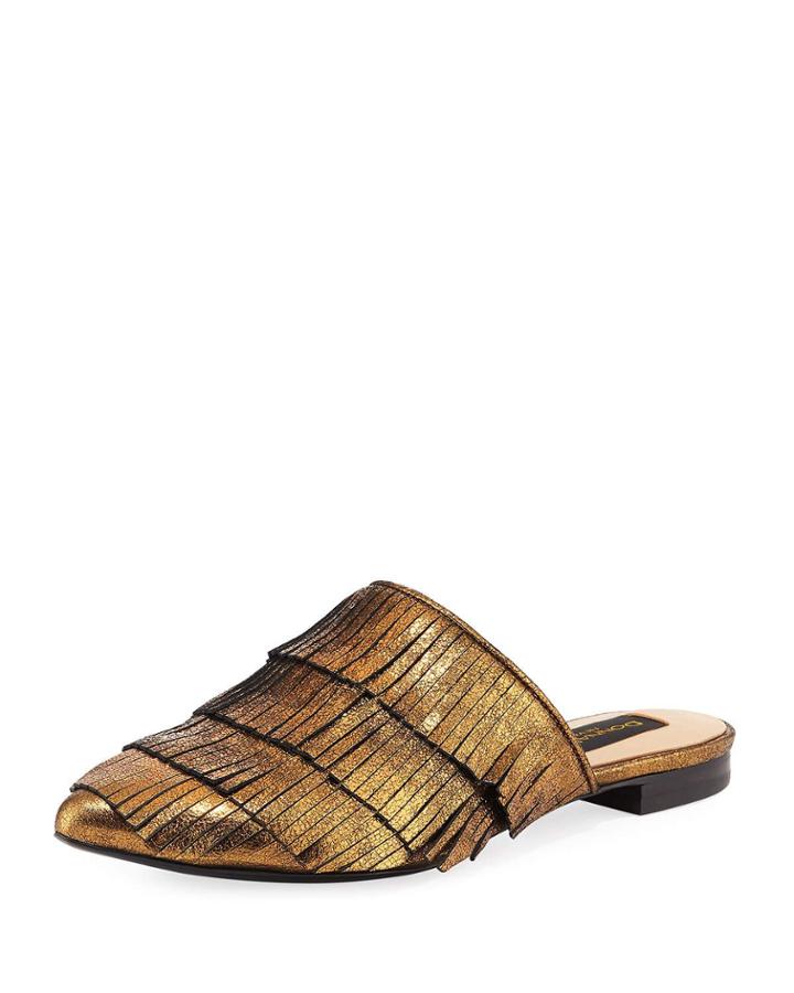 Paisley Metallic Fringe