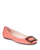 Gommette Turtle Ballet Flats