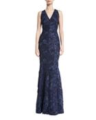 Sleeveless Lace Mermaid Gown,