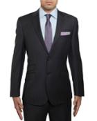 Men's Slim-fit Pinstriped Wool Two-piece